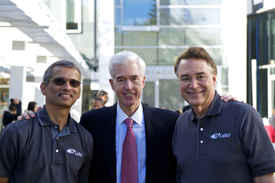 Ramesh Rao, Gray Davis and Larry Smarr