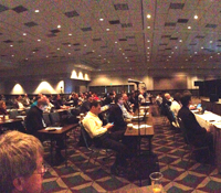 Attendees at the workshop on photonics for disaggregated data centers
