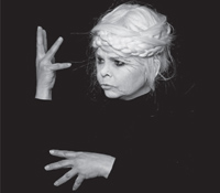 Deaf artist Shary Boyle is one of four artists represented in the exhibition, LOUD silence.