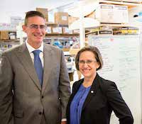 Rob Knight, Ph.D., and Kit Pogliano, Ph.D.
