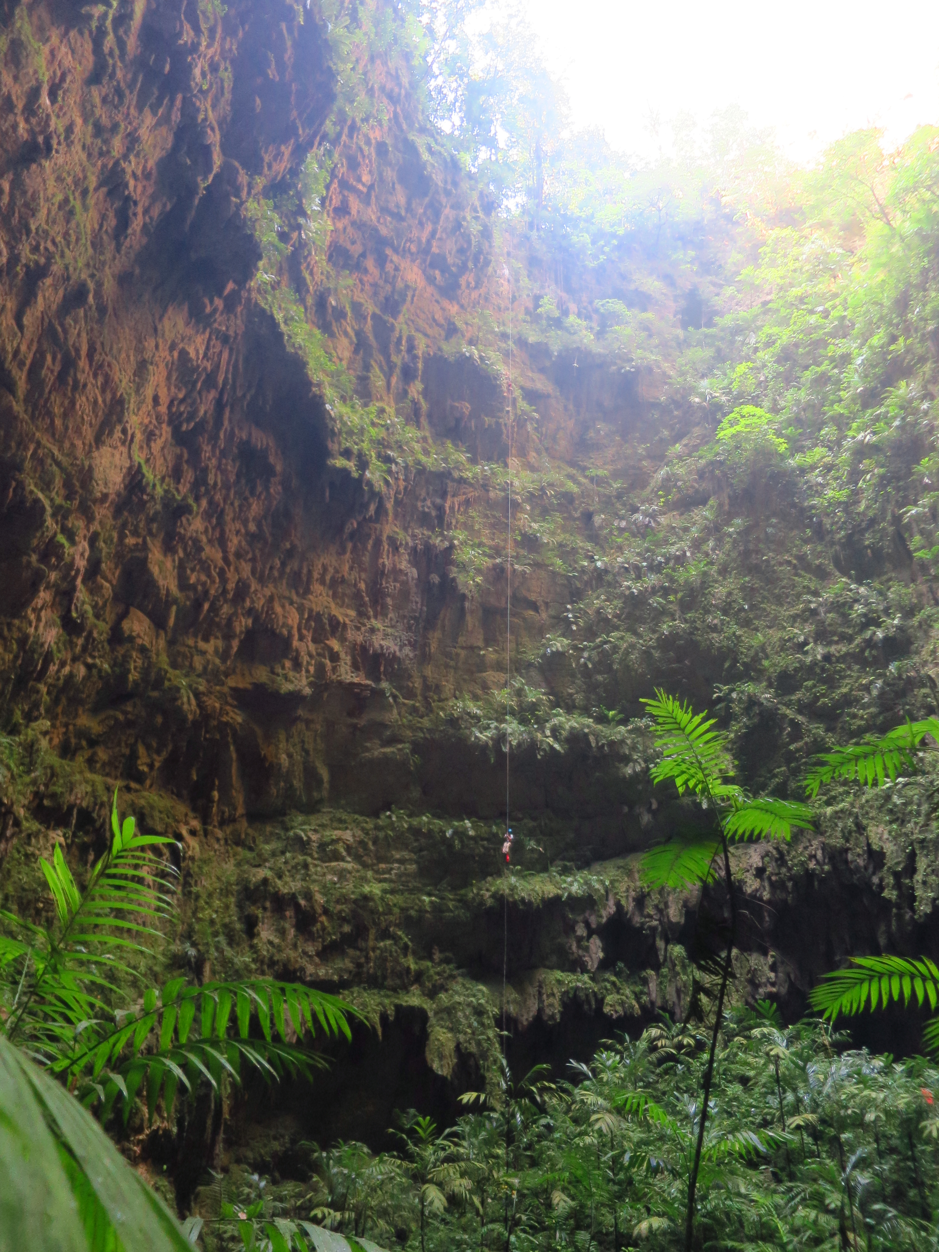 Exploring the sink hole