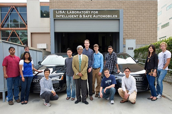 Professor Mohan Trivedi and the award-winning LISA team
