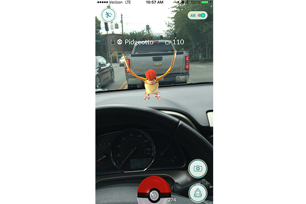 Pokemon GO while driving