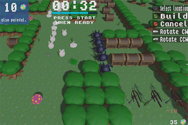 CSE 125 student teams displayed their multiplayer games in the Calit2 Auditorium.