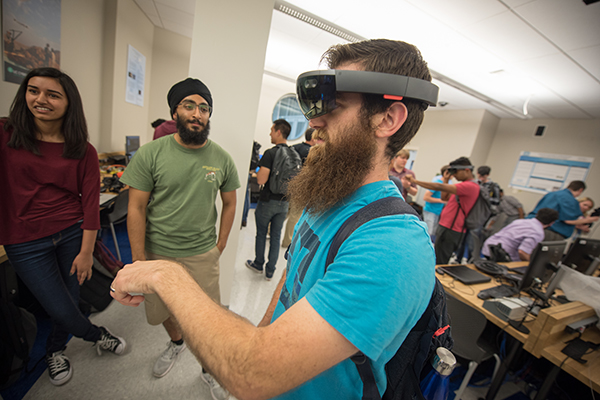 Virtual Reality Club members can use the VR Lab when it