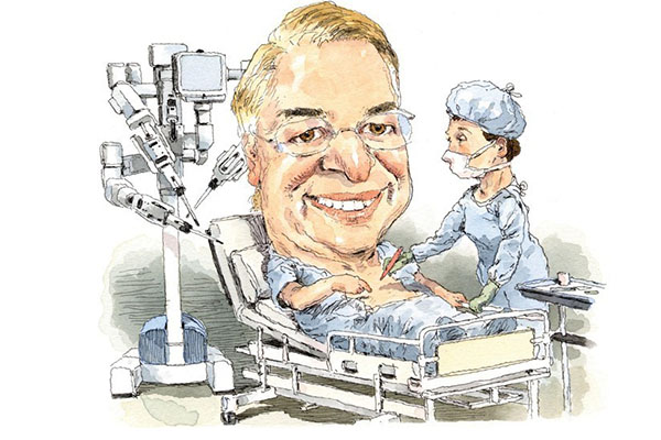 Illustration of Larry Smarr by John Cuneo for The Alantic