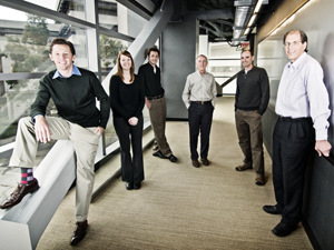 Researchers in the Center for Wireless and Population Health Systems, located in Calit2's Atkinson Hall at UC San Diego.
