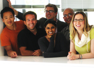 GRAIN co-founders (L-R) Albert Lin, Garrett Smith, Derek Lomas, Shivani Singh, Sukumar Srinivas and Nikki Truitt.
