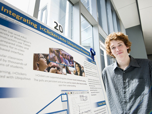 Robert Turner with his winning poster
