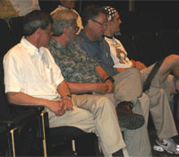 Front-row attendees