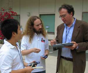 PI Lenert (right) with team members