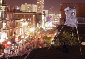 Mardi Gras sensors on roof
