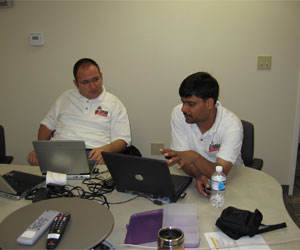 Rajesh Mishra at command central