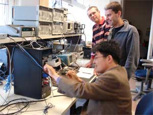 Team in lab