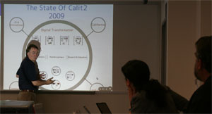 Larry Smarr with Prezi tool