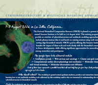 NBCR Summer Institute on Cyberinfrastructure and Multiscale Modeling