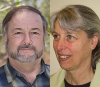 Oliver Ryder (left) and Barbara Trask