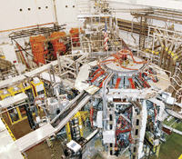 Fusion reactor under construction