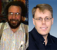 Rob Goldston (left) and Jon Menard of Princeton