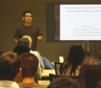 undergraduate summer scholar presenting