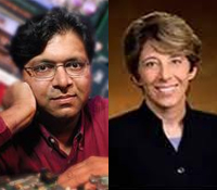 Rajesh Gupta (left) and Laura Manz