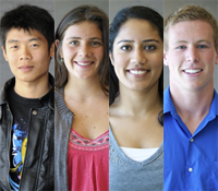 (l-r) Garfield Kwan, Mallory Pickett, Damini Tandon, David Tingley