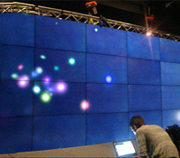 Using the Vroom display wall in the Calit2 Theater