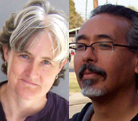 Cathy Gere and Ricardo Dominguez, Emcees, Audacious Speculations