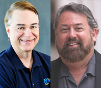 Larry Smarr (left) and Mark Anderson