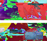 Dream visualization inference system yields post-dream images.
